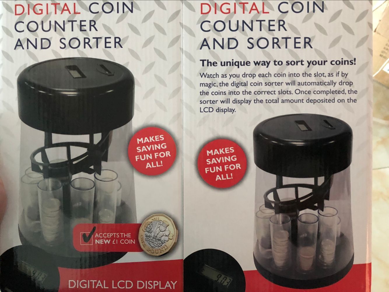Digital Coin Counter And Sorter-ZM-HOG385
