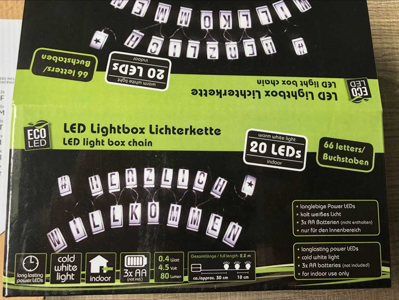 led light box chain-ZM-LTG334