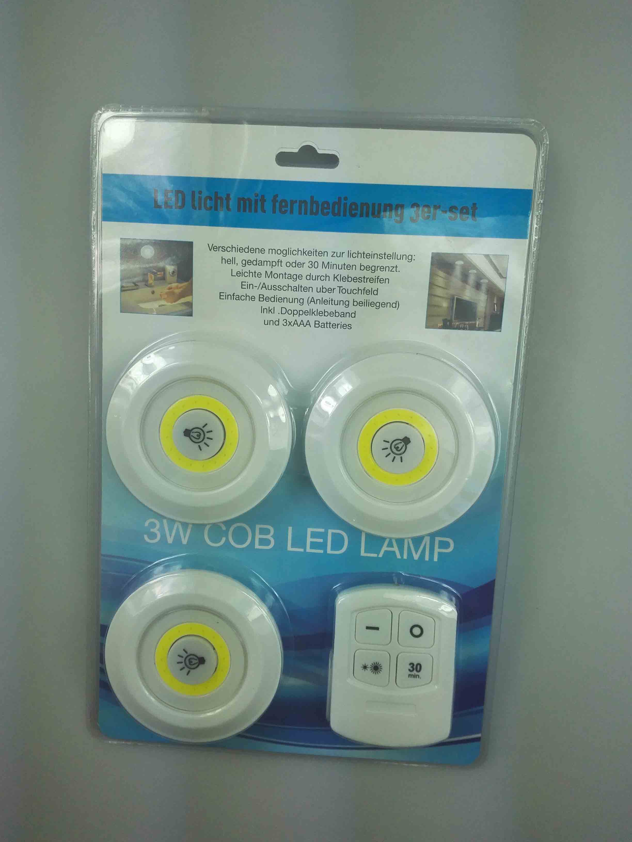 Pack of 3 3W COB Led Lamp-ZM-LTG337