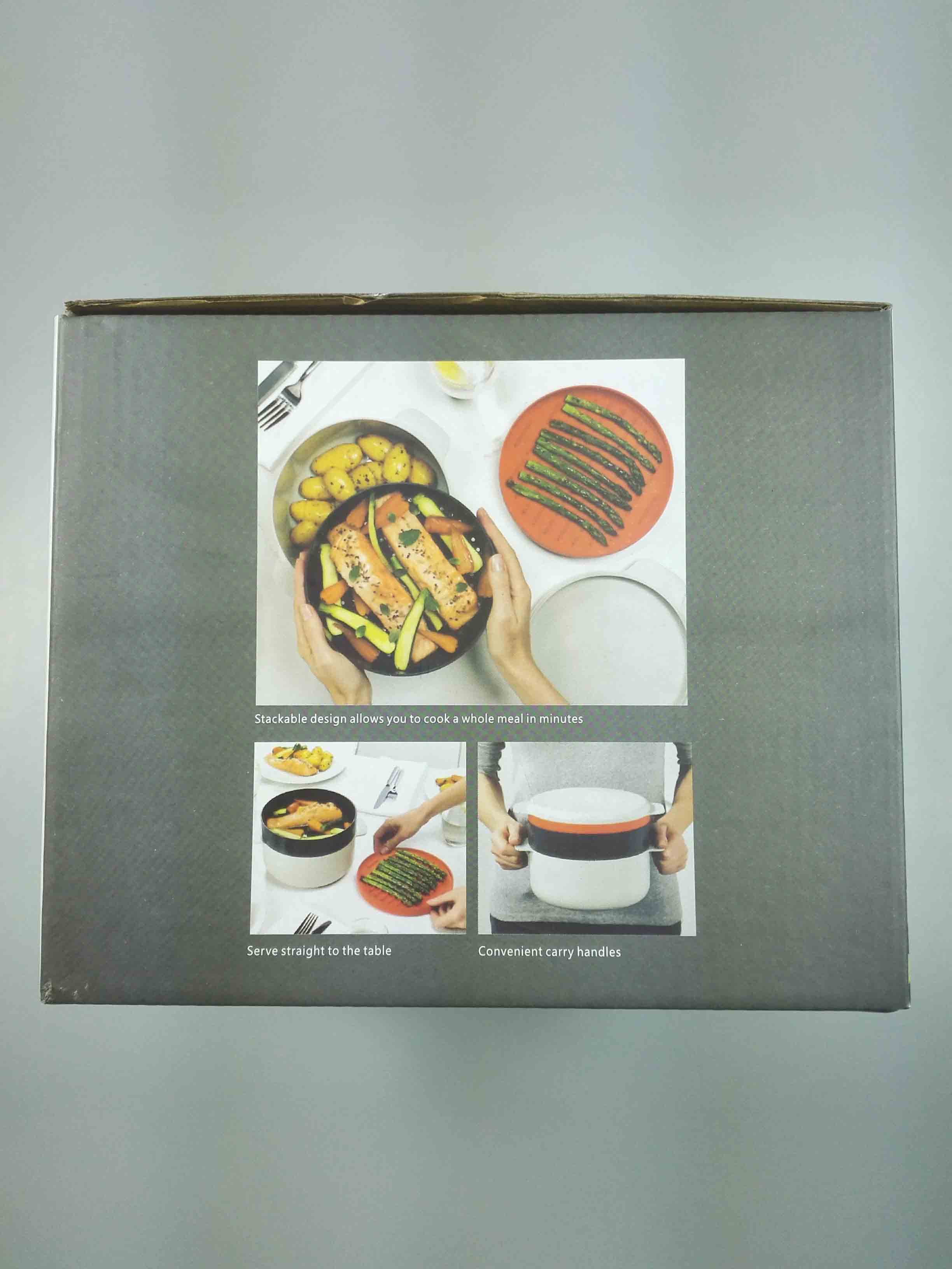 Microwave 4-piece Stackable Cooking Set-ZM-KW2282